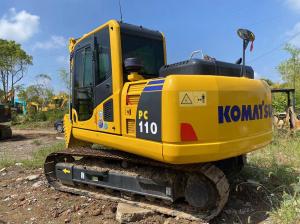 Cheap Komatsu PC110 Used Excavator Equipment Used Hydraulic Excavators With 0.48m3 Bucket for sale