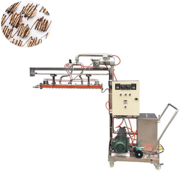 Automatic zigzag chocolate decorator machine