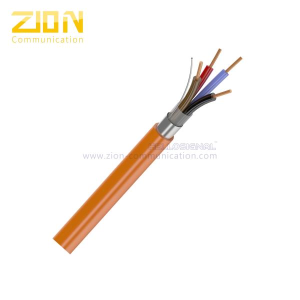 Low Smoke Halogen Free 4 Core Fire Resistant Cable with Silicone Rubber Insulation