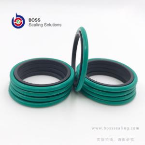 Hydraulic rod shaft glyd ring double acting PTFE bronze rubber o ring compact seal brown green balck