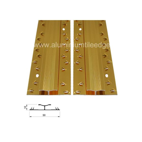 Both Sides Aluminium Carpet Trim Form Carpet To Carpet Threshold Transition