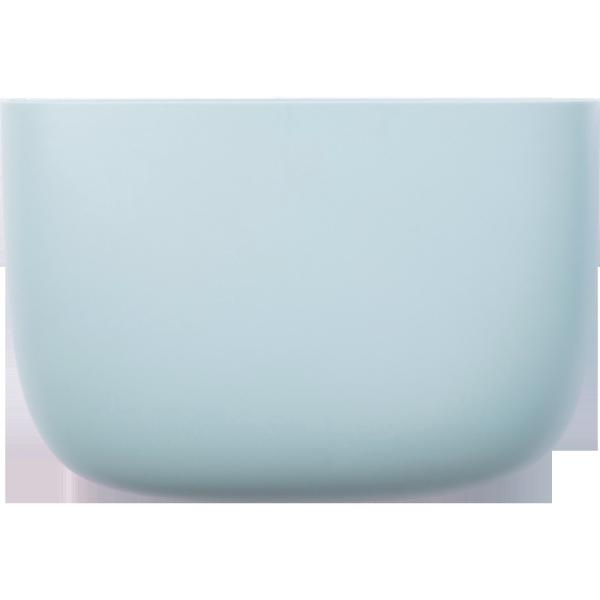 0-1L PP Wall Mounted Storage Box With Divides Kitchen Bathroom