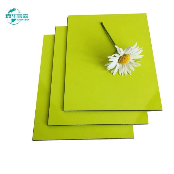 1220mm Width High Glossy ACP With PVDF Coating And Class A2 Fire Resistance Primer Included