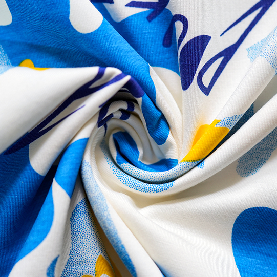 Customized High Quality 100% Polyester Fabric Dress Printed Fabric Factory