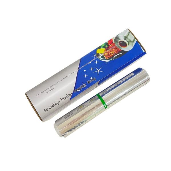Customize Logo Length 100m Aluminum Foil Paper Roll Dispenser With Cutter For Kitchen
