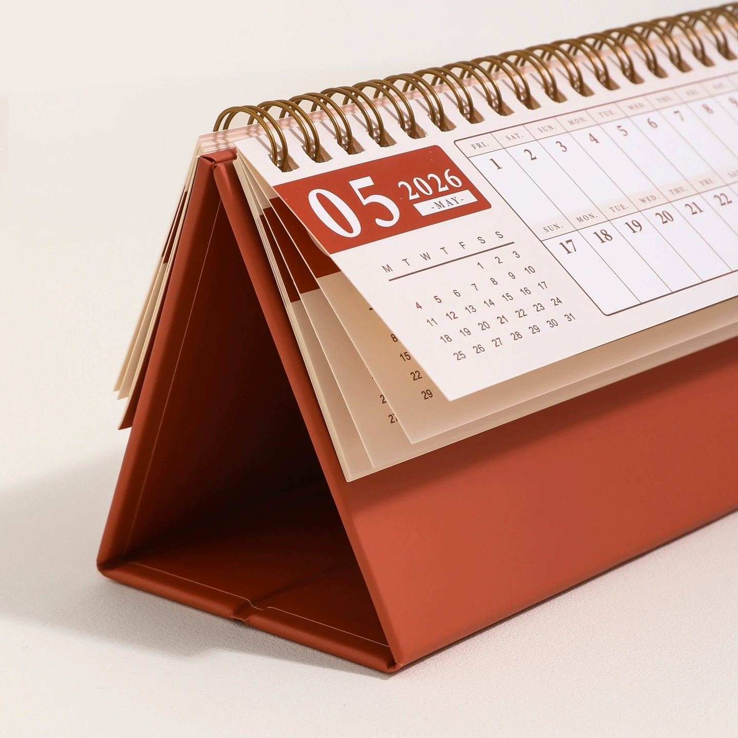 Monthly Desktop Calendar 2026 Stand Up Schedule Notebook For Office Desk