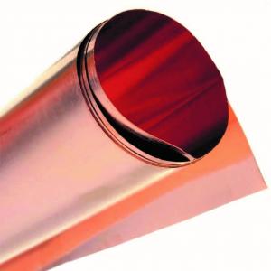 China 0.15mm Wrought Copper Foil Sheet High Precision Rolled 600mm on sale