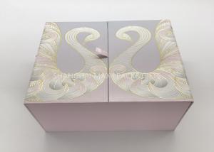 Cheap Curated Pretty Branded Gift Boxes , Deluxe Personalized Gift Boxes For Weddings 2 Sides Opening for sale