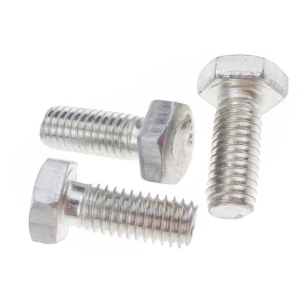 M6 Standard Hex Cap Screws Bolts DIN 933 Steel Nickel Fastener