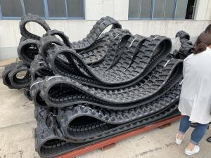 Cheap Excavator Paver Crawler Rubber Tracks Bolt On Wide Ground Adaptability for sale