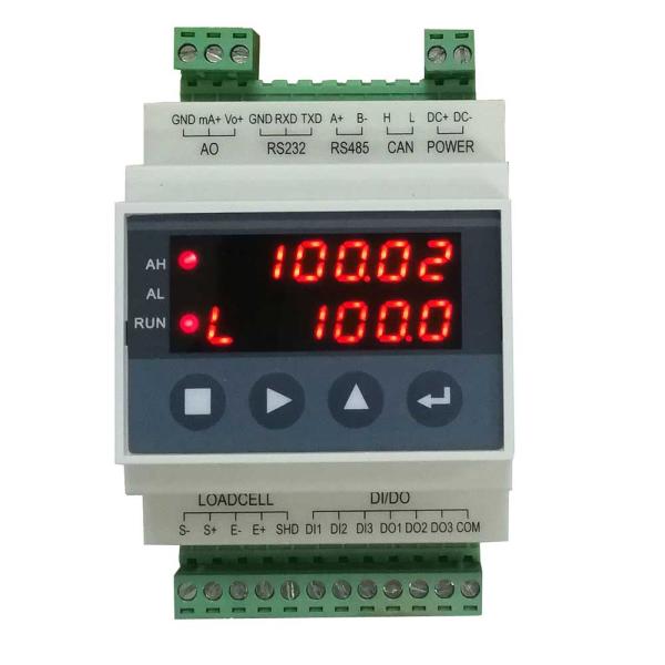 Mini Weighing Indicator Controller For Guide Rail With Weight Transmitting Display Function BST106-M60S(L)
