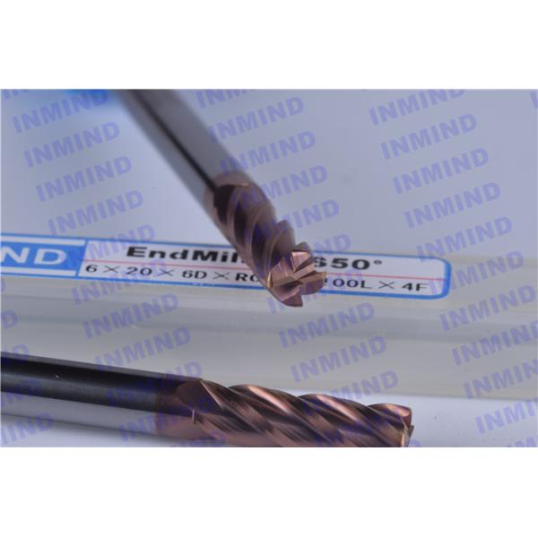 4 Flute Radius Milling Cutter With 30 mm Cutting Length 12 mm Diameter