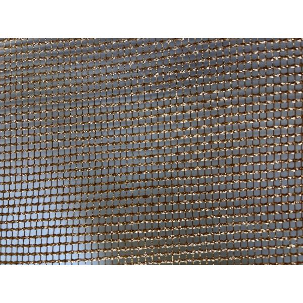 Interior Exterior Laminated Glass Metal Fabric With High Reliability Standards