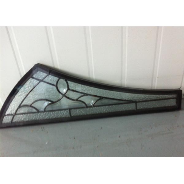 Zinc Patina Brass Decorative Panel Glass Rectangle Oval Half Round Bar  Shape