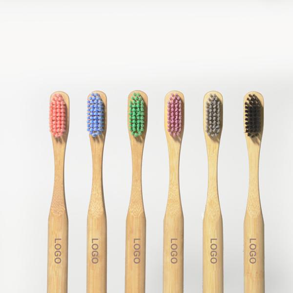 Ergonomic Reusable Travel Organic Bamboo Toothbrush 100 Biodegradable sustainable