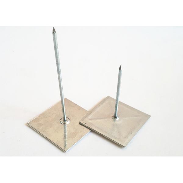 Zinc Coated Steel Self Adhesive Pins , Aluminum Insulation Spikes For Hvac System
