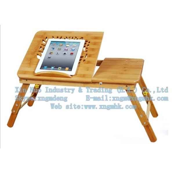 Wooden computer desk, wooden laptop table, wood bed, computer desk