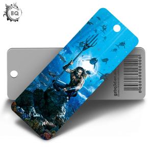 Cheap PET Flip &amp; 3d Effect Plastic Custom 3D Bookmark With Tassels / Lenticular Printing Services for sale