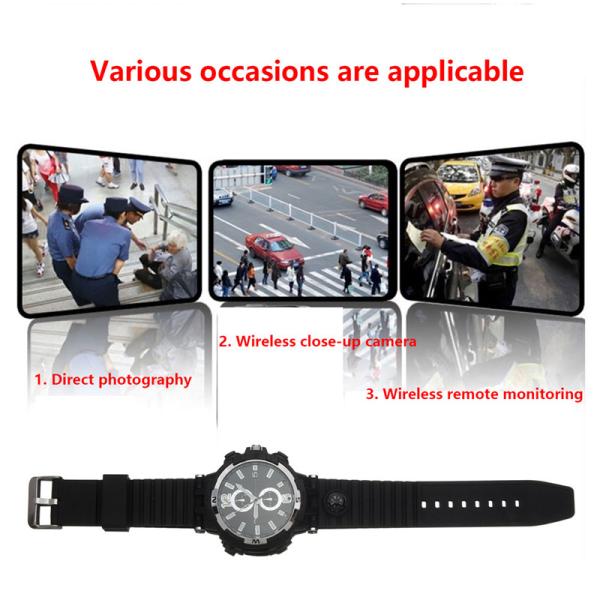 Y33 8GB 720P WIFI IP Spy Watch Camera Home Security Smart  Remote CCTV Video Monitor IR Night Vision Nanny Baby Monitor