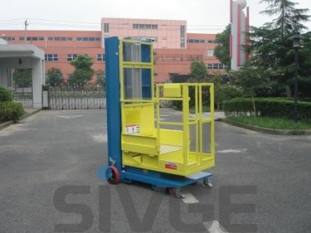 Mobile Elevating Working Platform , 4.3m Semi - Electric Aerial Order Picker