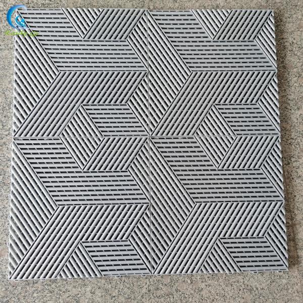 UV Resistant Black Garage Floor Tile for Affordable and Durable Flooring