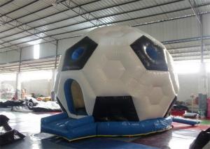 China Kids Double Layers Blow Up / Inflatable Indoor Bouncers With Football Shape on sale