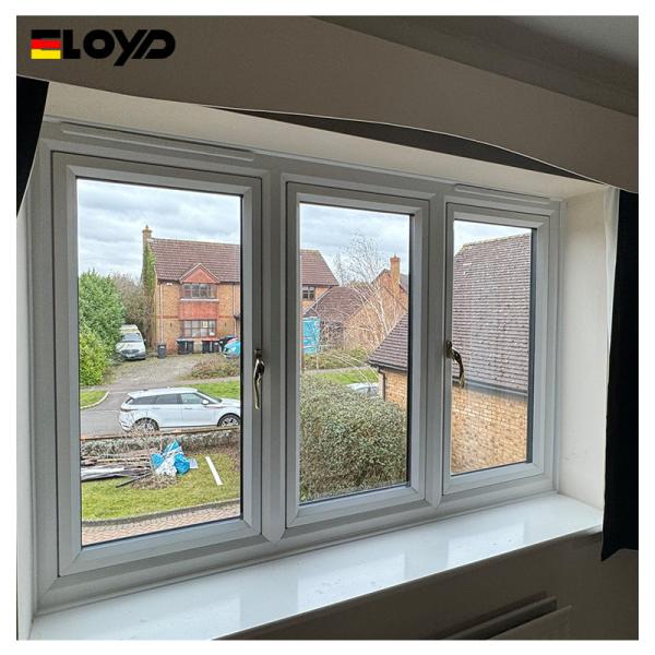 Lightweight PA66 GF25 Glass Aluminium Sash Windows For Casement