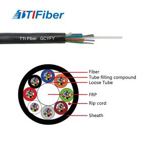 Cheap Outdoor Optical Fiber Cable Air Blown Micro Cable GCYFY 24 Cores for sale