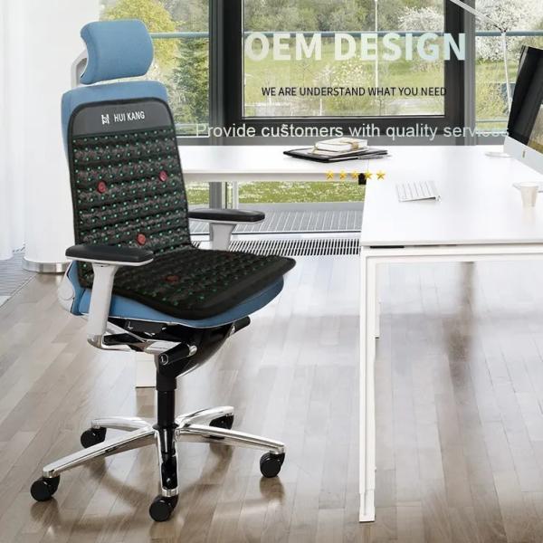 Adjustable Thermostat Far Infrared Heating Mat Jade Tourmaline Gemstone Thermal