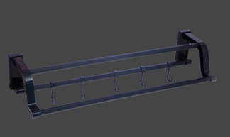 INOVI HL-V01 Plastic Single Towel Bar  600mm