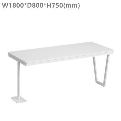 OEM ODM Office Furniture Wooden Office Standing Desk White