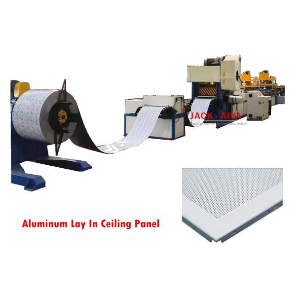 Aluminum Lay In Ceiling Panel Making Machine, Aluminum Lay-in Ceiling Panel Tile Machine