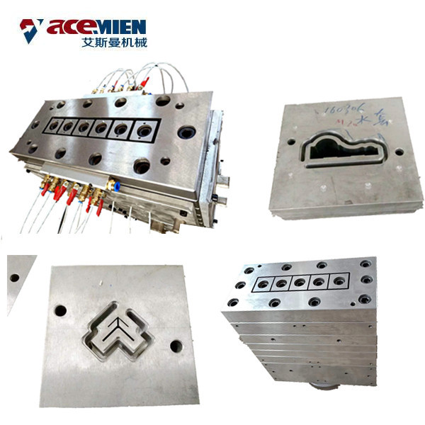 Plastic Recycling Wood Plastic Composite Production Line PVC Wood Sheet Mould Die Extrusion