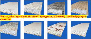 Cheap China hot sale waterproof Wpc Board plastic pvc wall cladding Panel with good quality for sale