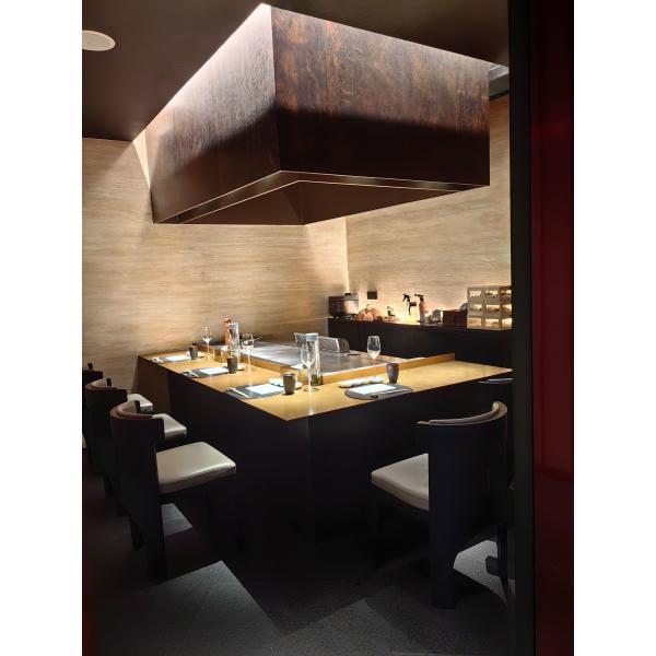 Electric Restaurant Floor Standing Teppanyaki Grill Table