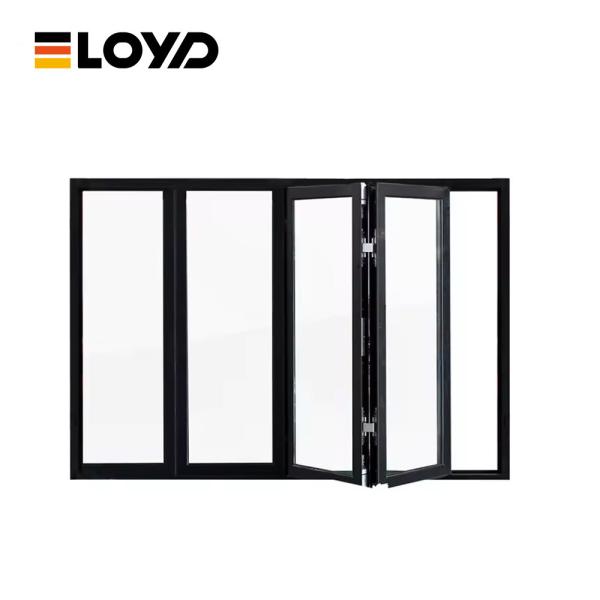 Thermally Broken Aluminium Sliding Patio Doors Bi Folding Glass OEM