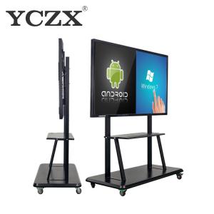 Cheap Floor Standing Touch Screen Interactive whiteboard For Schools / Offices for sale