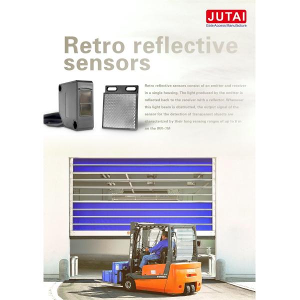 Reflective Infrared Sensor IP65 Relay Output 7m Detection Range For Door Safety