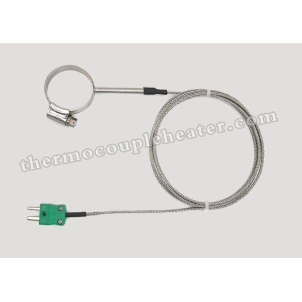 SS Hoop Pipe Clamp Thermocouple Type K For Petroleum Chemical Industry