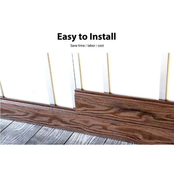 WPC Wood Plastic Composite Flooring Decking Deco Board For Outdoor Garden Decoration