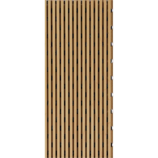 Customized Finish Sound Absorbing Wall Panel Grooved Wooden Acoustic Panels France A+