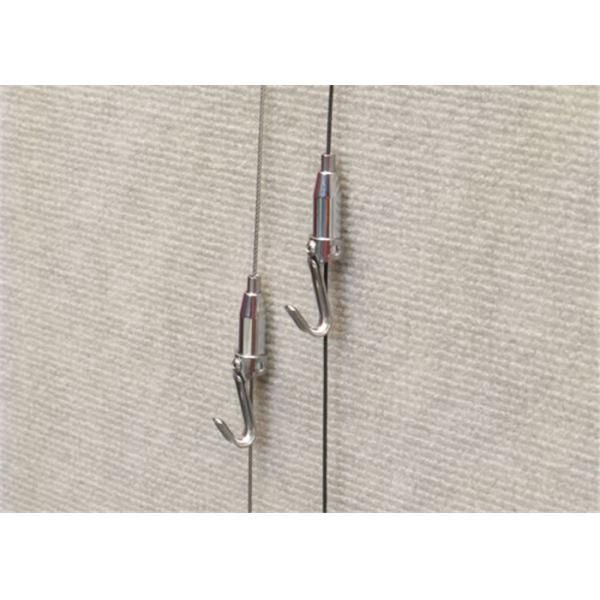 No Thread Size Aircraft Cable Grippers / Cable Grippers With Hook Easy Install