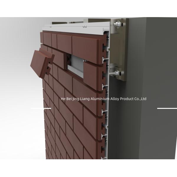 Easy Installation Brick Wall Support Systems Corrosion Resistance