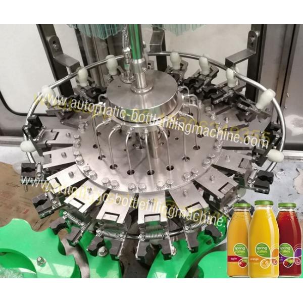 Glass Bottle Rinsing Corking Beverage Filling Machine For Nectar , Wine , Alcoholic