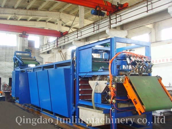 Floor Type Hanging Rod Rubber Batch Off Cooler With Adjustable Speed