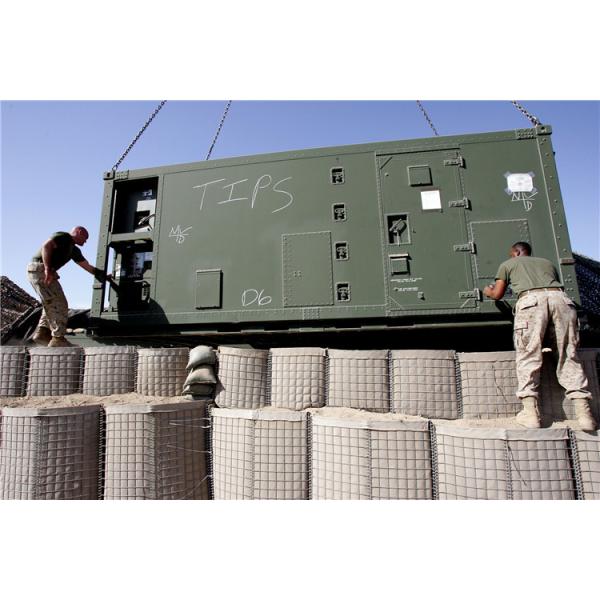 Military Hesco Gabion Baskets Galvanized High Security Welded Gabion Box