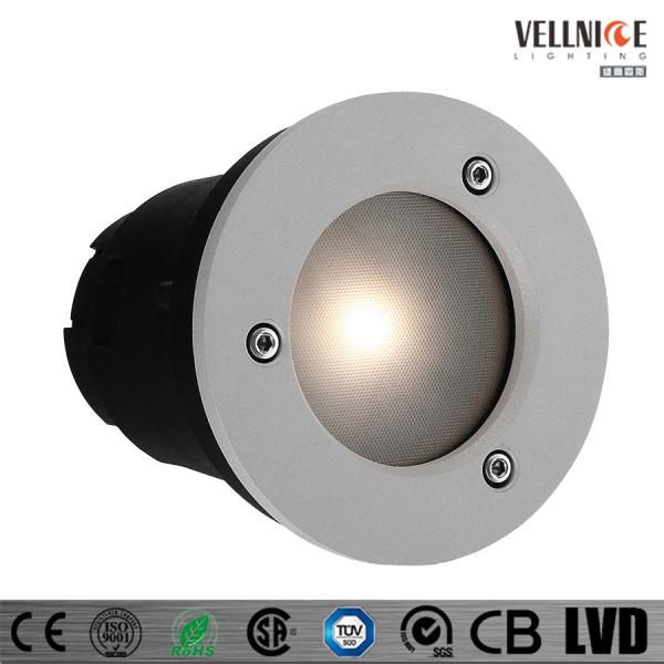 IP65 Outdoor 7W LED Step Lights Round Shape Edison Chip Aluminum Alloy Molded Die-Casting