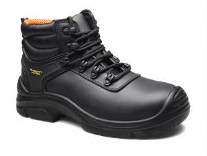 Cheap European Standard Genuine Leather Waterproof Anti-Smashing And Anti-Piercing Safety Shoes for sale