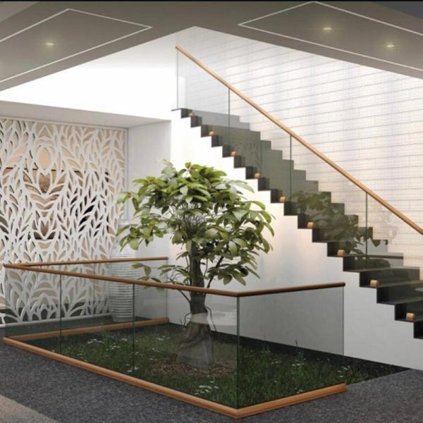 Balcony Guardrail Glass Railing Aluminum Decking Outdoor Living Space