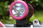 Black 10 Watt Cree LED Bike Light 3 switch Mode , Led bicycle headlamp